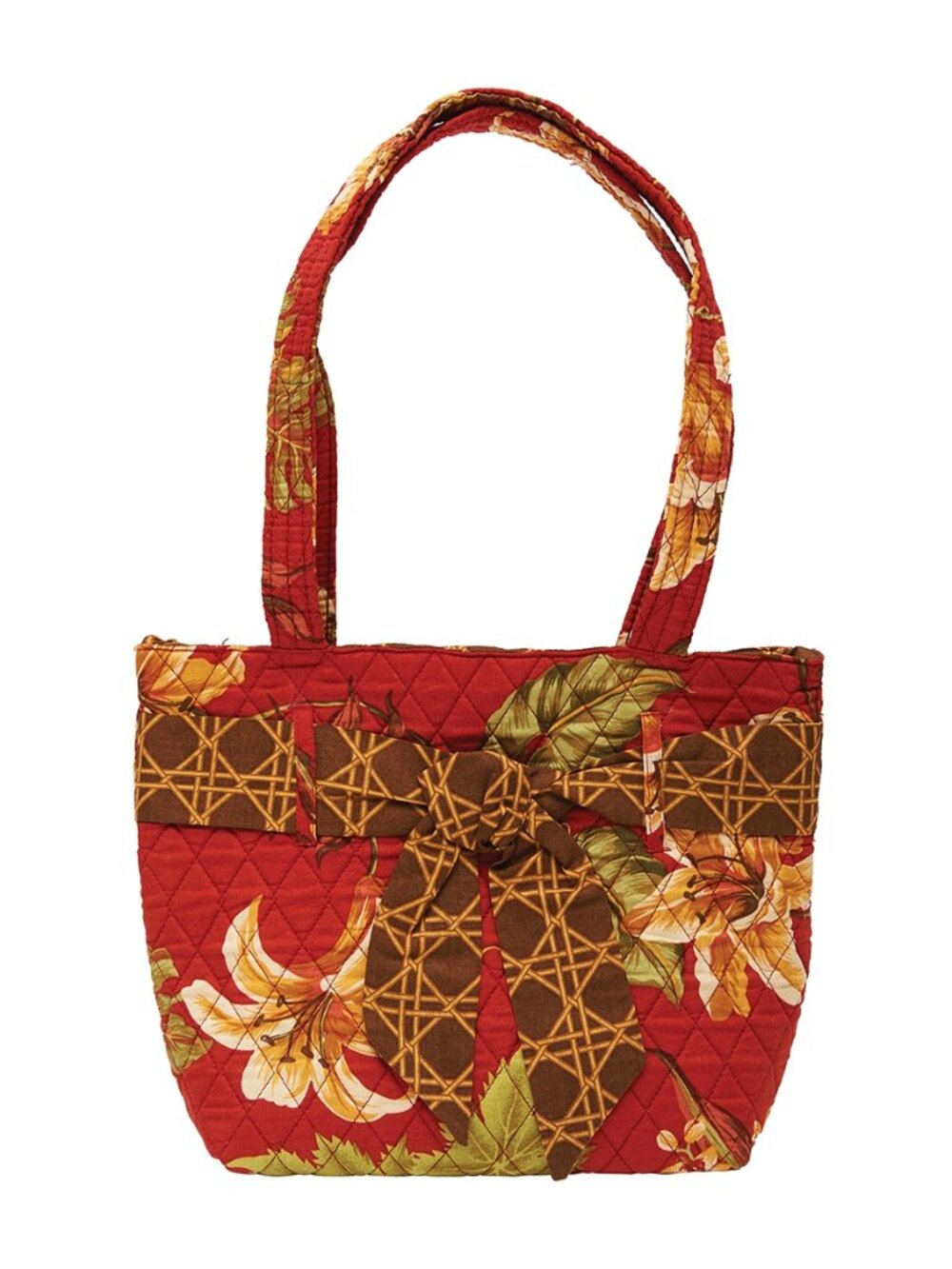 C&F Women's Quilted Kona Bay Shoulder Tote Bag 13" x 10" x 4" NEW